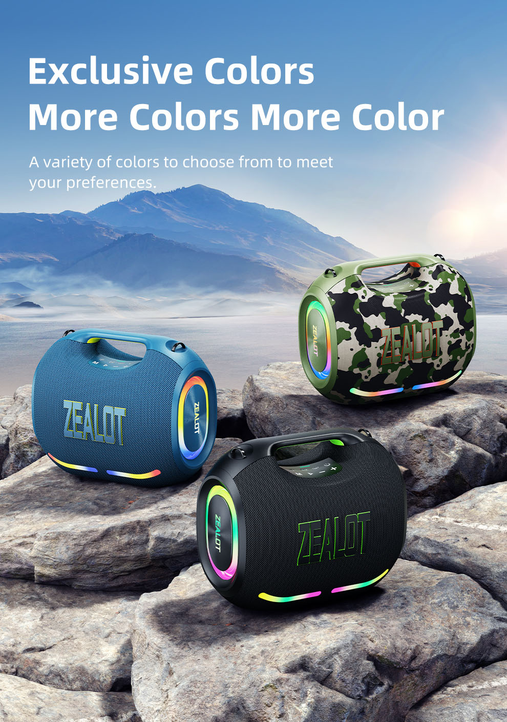 Zealot ZE01 Bluetooth Speaker 120W - PhoniqTech