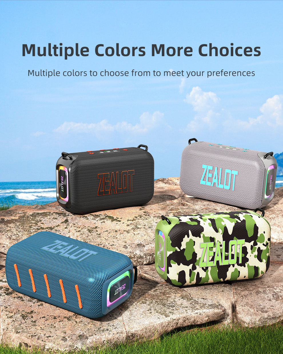 Zealot S85 Bluetooth Speaker 50W - PhoniqTech